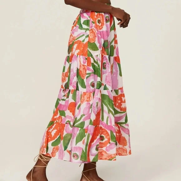 Banjanan Floral Agatha Skirt XL - Picture 5 of 14